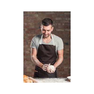 Avental Marrom Cafeteria Bar Jardinagem Barbearia Doceria 10un