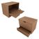 Gabinete Banheiro 1 Porta 1 Gaveta 60Cm Cr10091 Amêndoa