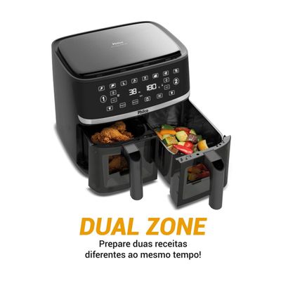 Air Fryer Philco 10L Cesto Duplo 2000W PAF10A 127V