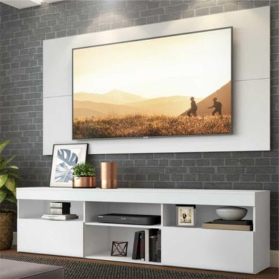 Rack Com Painel Para Tv Até 65´´ Flórida Fg3059 Branco