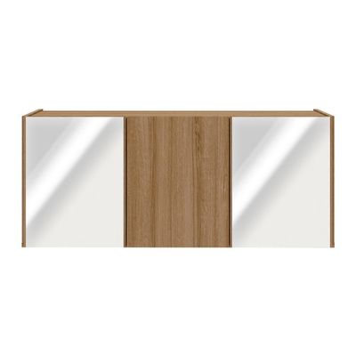 Rack Tv Até 32 Polegadas Suspenso Com Espelhos Mp1077 Rustic Rustic