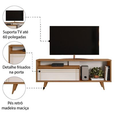 Rack Bancada Para Tv Até 60 Polegadas Nt 1285