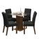 Conjunto Sala Jantar Mesa Vidro 4 Cadeiras Noemi