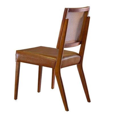 Conjunto Com 2 Cadeiras Aila Mobillare Star Caramelo Imbuia