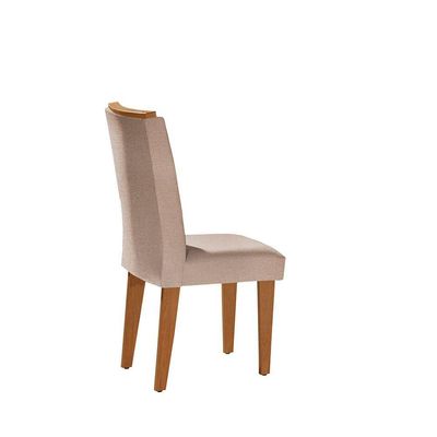 Mesa De Jantar 6 Cadeiras Retangular Alvorada Londrina Linho