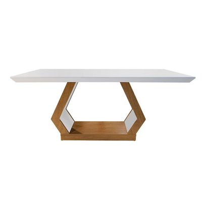 Mesa De Jantar 6 Cadeiras Retangular Alvorada Londrina Linho