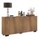 Aparador Buffet 4 Portas Veneza Multimóveis Rustic/preto