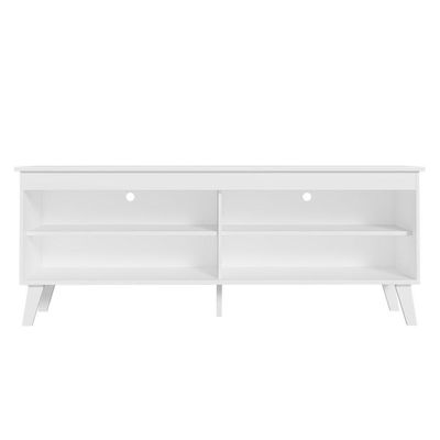Rack P/Tv Até 65 Polegadas Com Pés Branco Turim Madesa