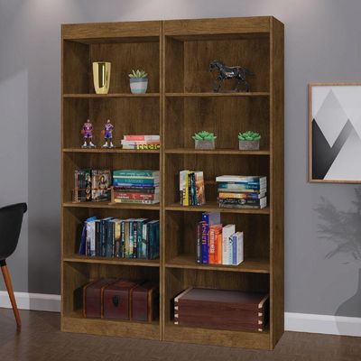 Estante Livreiro Multi 8 Prateleiras 1,71m Office Jequitiba J&a Jequitibá