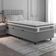 Cama Box Baú Colchão Solteiro Molas Ensacadas Euro In Up 88x188x67cm Cinza - Branco Probel Cinza