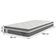 Cama Box Baú Colchão Solteiro Molas Ensacadas Euro In Up 88x188x67cm Cinza - Branco Probel Cinza