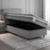 Cama Box Baú Colchão Solteiro Molas Ensacadas Euro In Up 88x188x67cm Cinza - Branco Probel Cinza