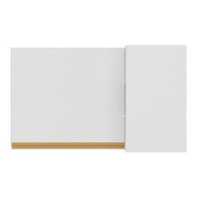 Armário De Cozinha Aéreo De Canto Veneza Gw Mp3742 Branco