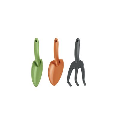 Avental Marrom Unissex e Kit Ferramentas de Jardinagem