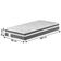 Colchão Solteiro Molas Ensacadas Euro In Up 88x188x26cm Cinza-branco Probel Cinza - Branco