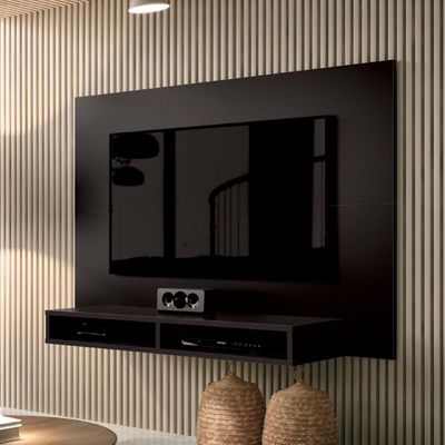 Painel Para Tv Até 42 Polegadas 1,20m Fox New Preto Preto