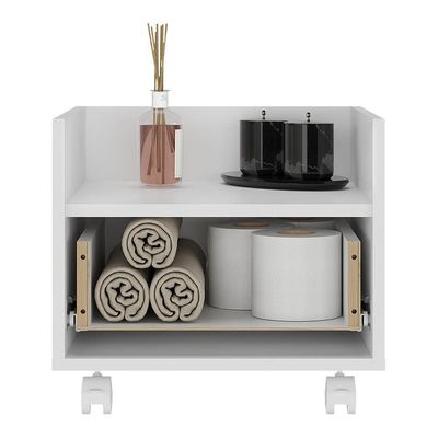 Gabinete Armário Banheiro 40Cm Com Rodízios MultimóveisV5035