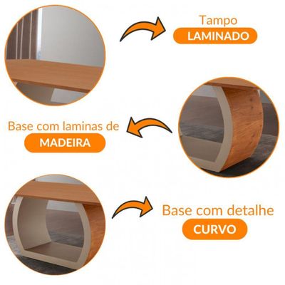 Mesa Para Sala De Jantar Ellis 180cm Madeira Moderna Mobília Cinamomo Com Champanhe-cinamomo Imbuia