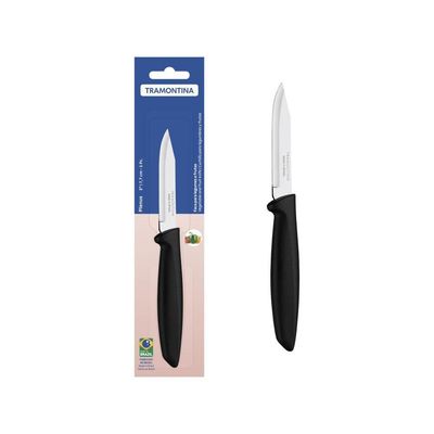 Faca Para Legumes E Frutas Tramontina Plenus Com Lamina Em Aço Inox E Cabo De Polipropileno