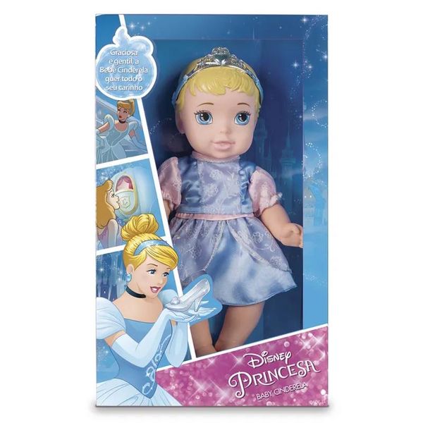 Boneca de Vinil Baby Cinderela Disney Mimo