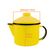 Bule para chá 10 Esmaltado Amarelo 600 ml - Ewel