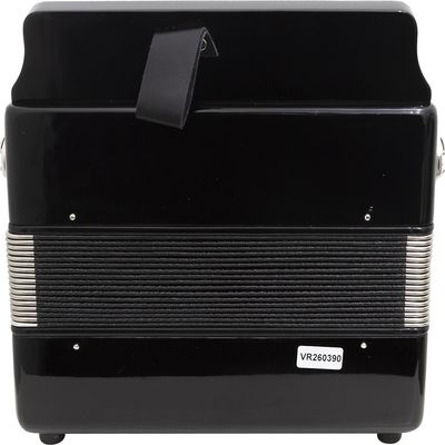 Acordeon 8 Baixos 21 Botões TA 821BS Preto Thommasi