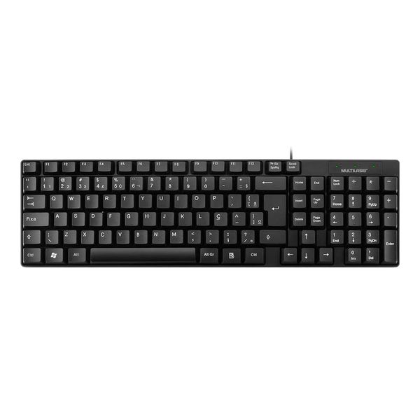 Teclado Com Fio Usb Preto Resist. Água - TC193 TC193