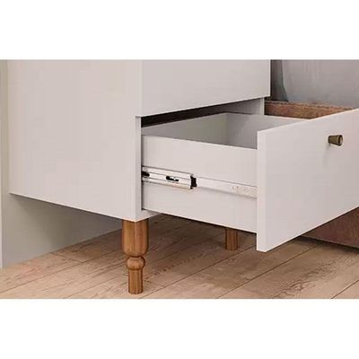 Cabeceira Cama Box Madeirado Casal/queen Genova Extensível C/ 4 Gavetas Avelã - Panan