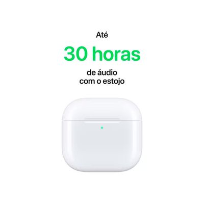 AirPods 4 Branco Intra-auricular Apple Branco
