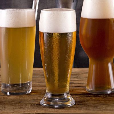 Conjunto de Copos para Cerveja Nadir Munich 200 ml - 6 Peças Transparente
