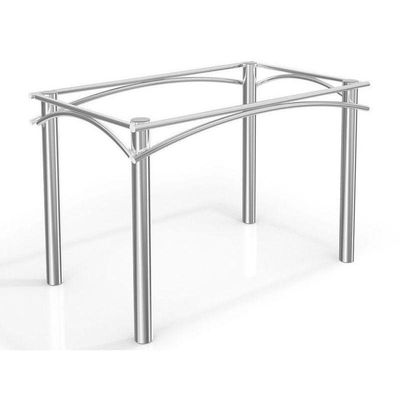 Base De Mesa P/ Cozinha Elba M004 S/ Tampo Cromado - Kappesberg
