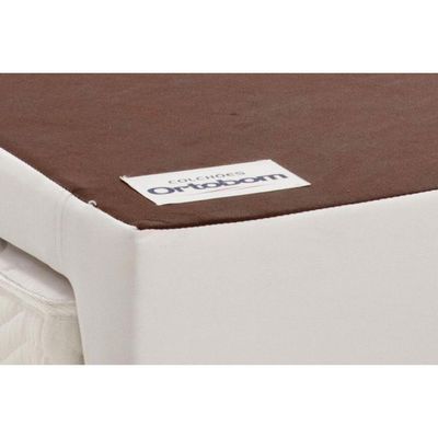 Cama Box Base C/auxiliar Solteiro Revolution Courano White (88x188) - Ortobom