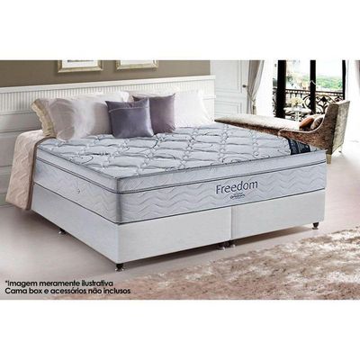 Colchão King Molas Ensacadas Visco Superpocket Freedom Ortopillow (186x198x32) - Ortobom