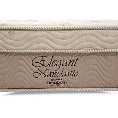 Colchão Queen Molas Bonnel Nanolastic Elegant Ortopillow (158X198X27) - Ortobom