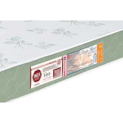 Cama Box Baú Casal: Colchão Espuma Castor D33 Sleep Max Duplo + Base Crc Suede Brown(138X188)