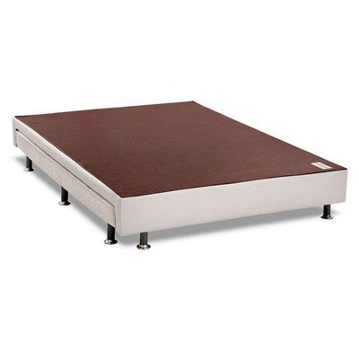 Cama Box Base C/auxiliar Casal Revolution Courano White (138x188) - Ortobom