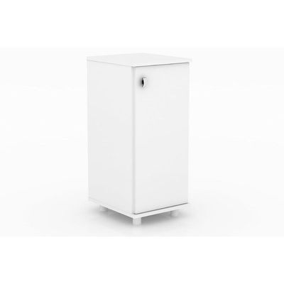 Balcão De Escritório Bl3306 C/ 1 Porta Branco - Tecno Mobili