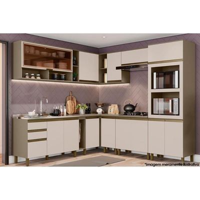 Balcão De Cozinha Connect C/ 1 Porta S/ Tampo 40cm Duna/cristal - Henn