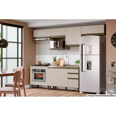 Balcão De Cozinha Connect P/ Forno Embutir 80cm Duna/cristal - Henn