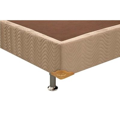 Cama Box Base King Universal Suede Clean (193x203x20) - Ortobom