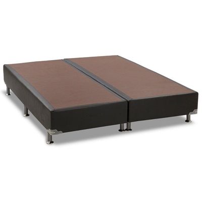 Cama Box Base Queen Universal Courano Black (158x198x30) - Ortobom