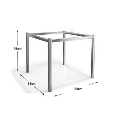Base Mesa De Jantar Reno M002 S/ Tampo Cromado - Kappesberg