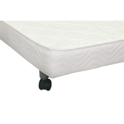 Cama Auxiliar D28 Solteiro Bordado White (79x171x11) - Ortobom