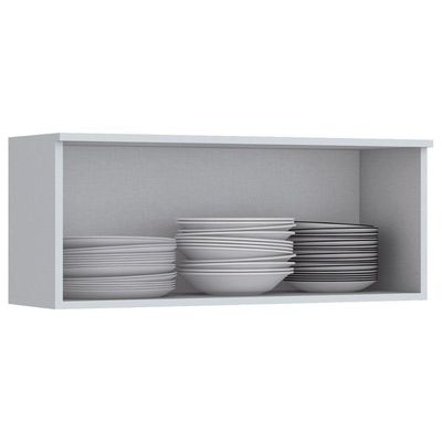 Armário De Geladeira P/ Cozinha Americana C/ 1 Porta Basculante Branco - Henn