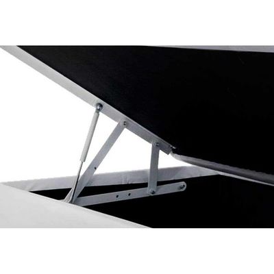 Cama Box Baú Queen Universal Courano White (158x198x35) - Ortobom