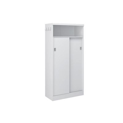Armário Multiuso Lavanderia 2Portas De Correr Branco Carraro