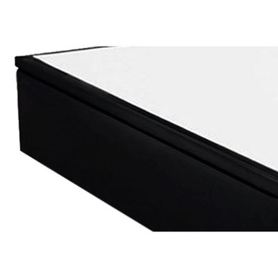 Cama Box Baú Casal Suede Black (138x188x35) Costa Rica