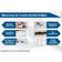Kit De Cozinha Modulada 4 Peças Múltipla (2 Armários + 1 Balcão + 1 Paneleiro) C4p76 Branco