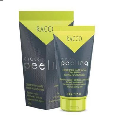 Creme Esfoliante Facial com Bambu Peeling Racco 50g (1440)