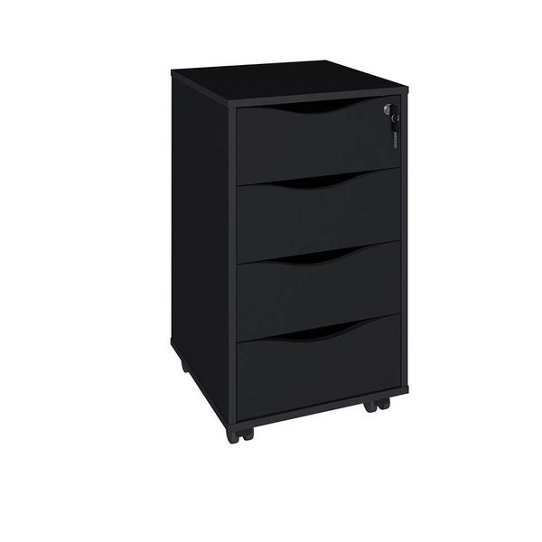 Gaveteiro Bit 4 GV Preto